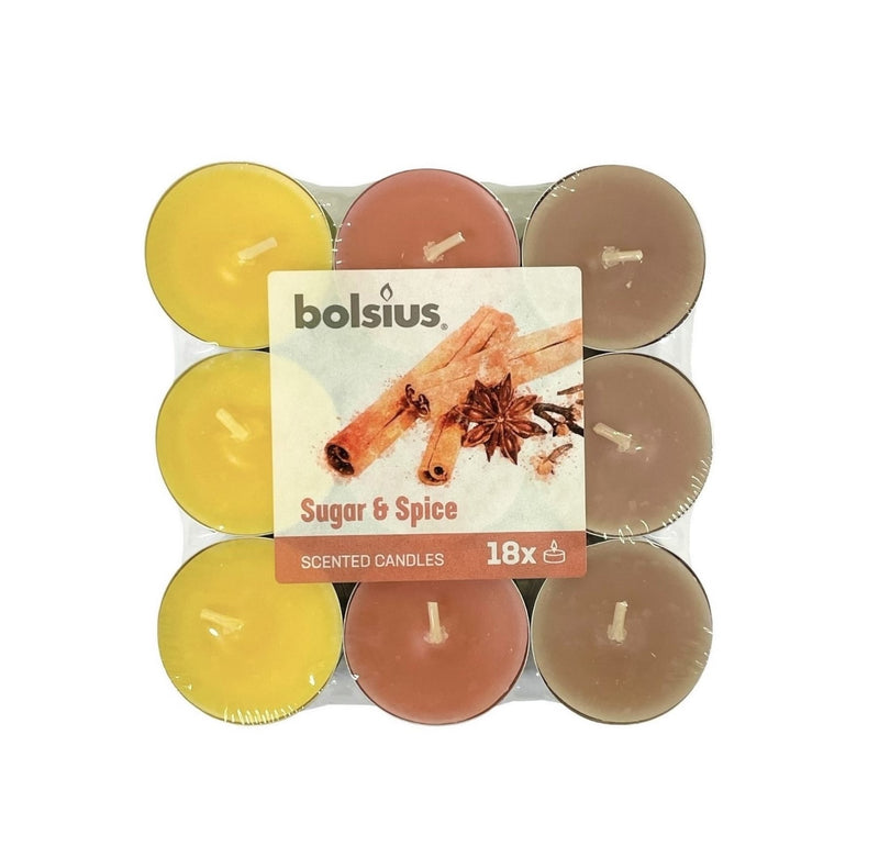 Αρωματικό Ρεσώ 3,5 Ωρών Bolsius 18άδα - Sugar & Spice