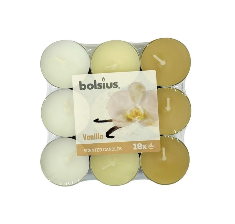 Αρωματικό Ρεσώ 3,5 Ωρών Bolsius 18άδα - Vanilla