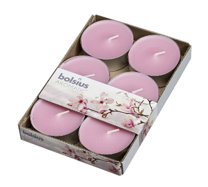 Αρωματικό Ρεσώ 8 Ωρών (Bolsius Aromatic) 6άδα -Magnolia